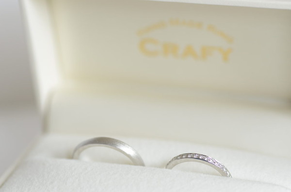 手作りブランド「CRAFY」の結婚指輪と料金について