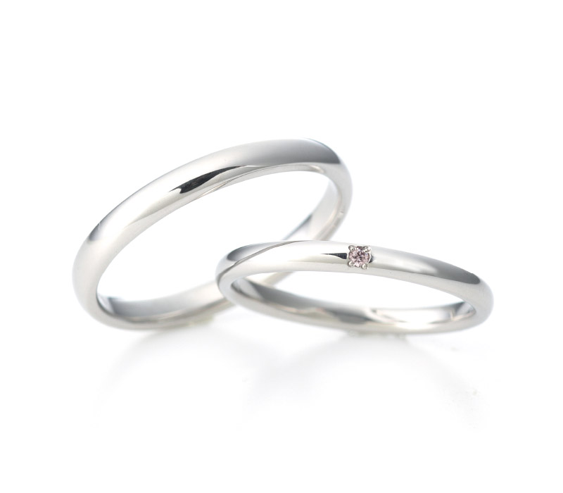 ミルク＆ストロベリーの結婚指輪デザイン4